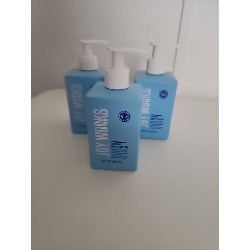 Joy Works Soothing Skin Daily Body Lotion, 10 Ounces oz NEW 3 Pack